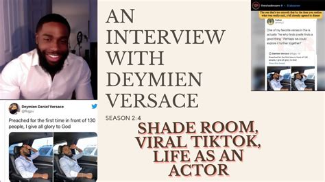 Deymien Versace On His Acting Career & The full Story Behind 